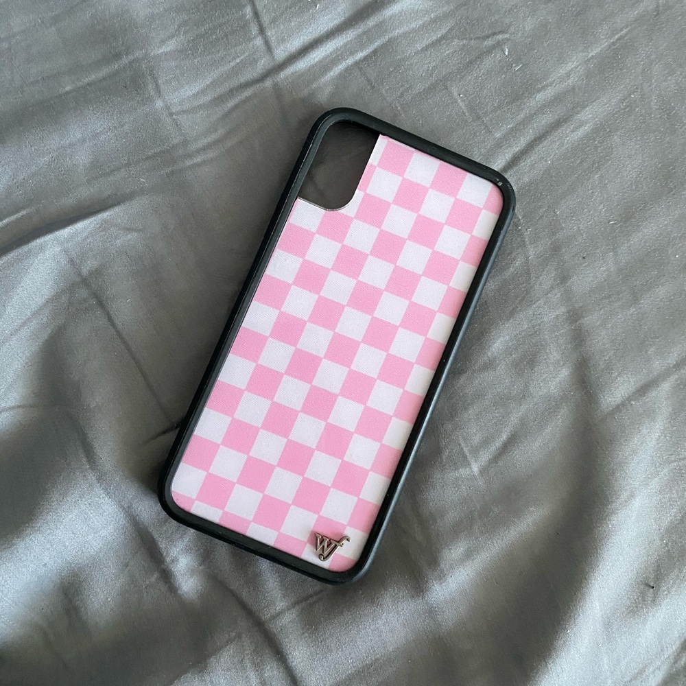 Wildflower Pink Checkers Iphone X/Xs Case